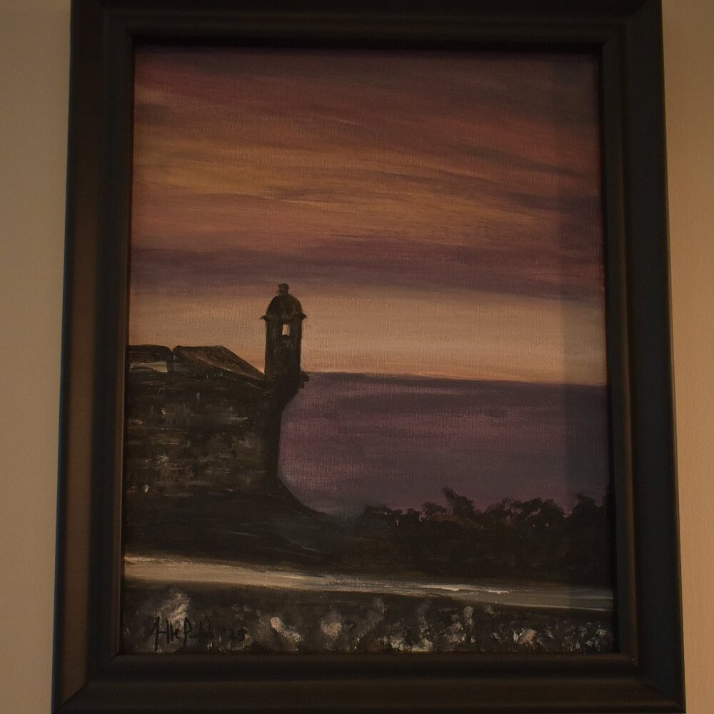 Original acrylic painting El Morro